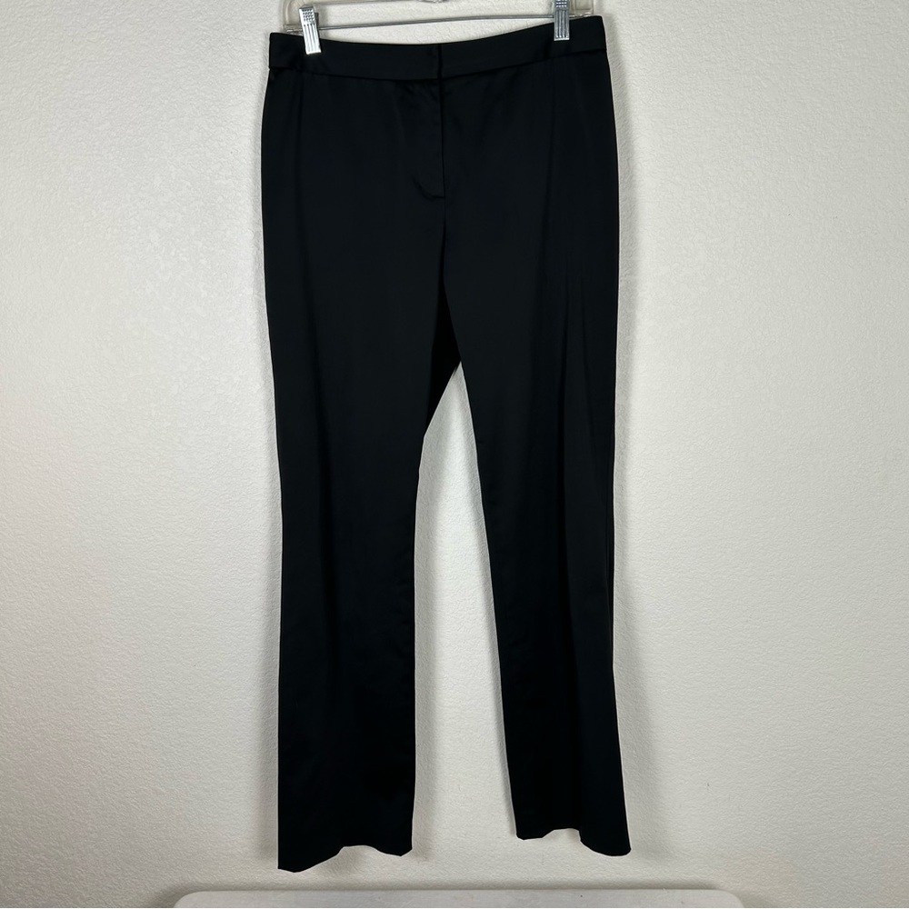 Sigurd Olson Women SZ 8 office attire black slacks. A back pocket no belt loops